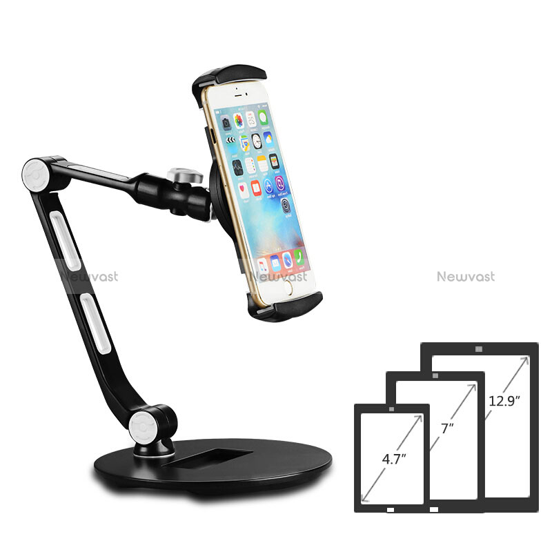 Flexible Tablet Stand Mount Holder Universal H08 for Apple iPad Pro 12.9 2022 Black