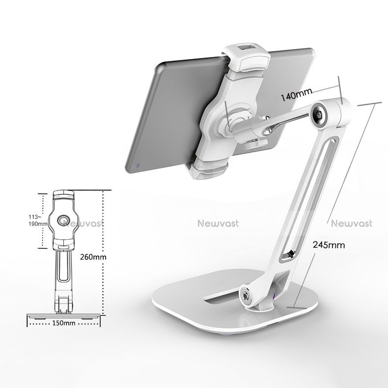 Flexible Tablet Stand Mount Holder Universal H10 for Apple iPad 10.2 (2020) White