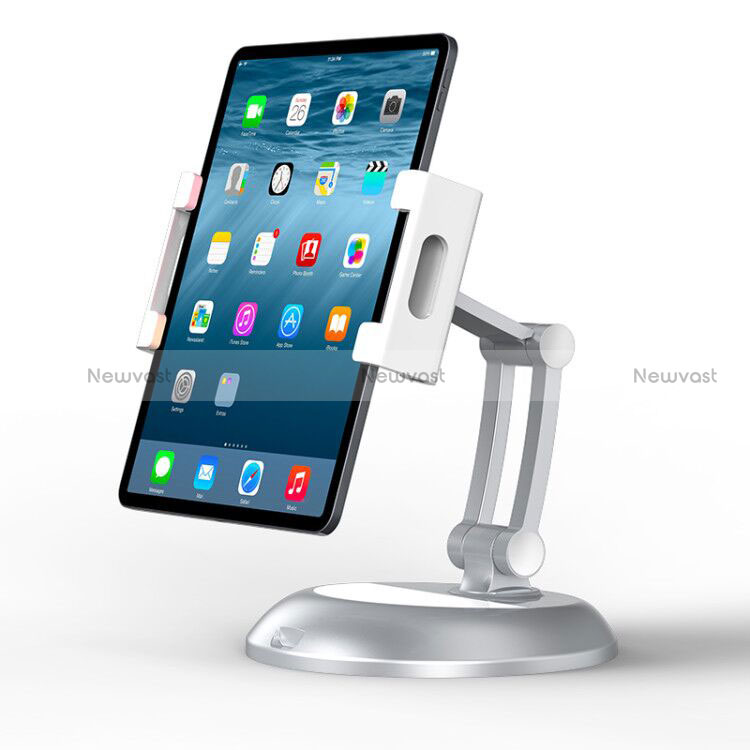 Flexible Tablet Stand Mount Holder Universal K11 for Apple iPad 10.2 (2019) Silver