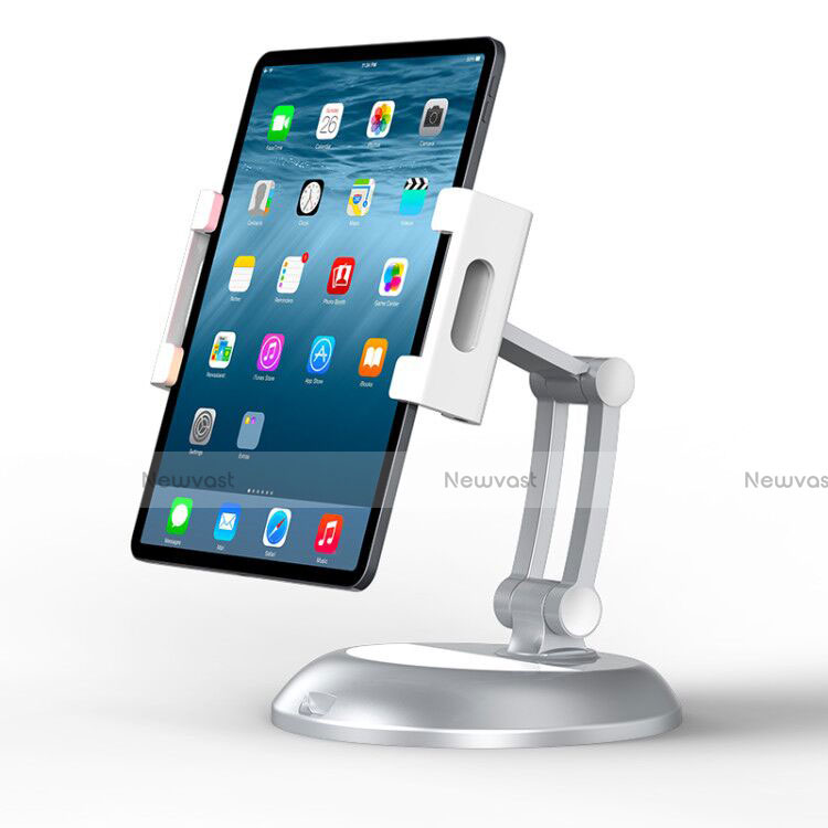 Flexible Tablet Stand Mount Holder Universal K11 for Apple iPad 2 Silver