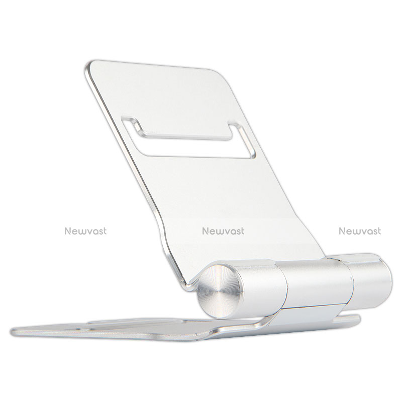 Flexible Tablet Stand Mount Holder Universal K14 for Apple iPad Air 4 10.9 (2020) Silver