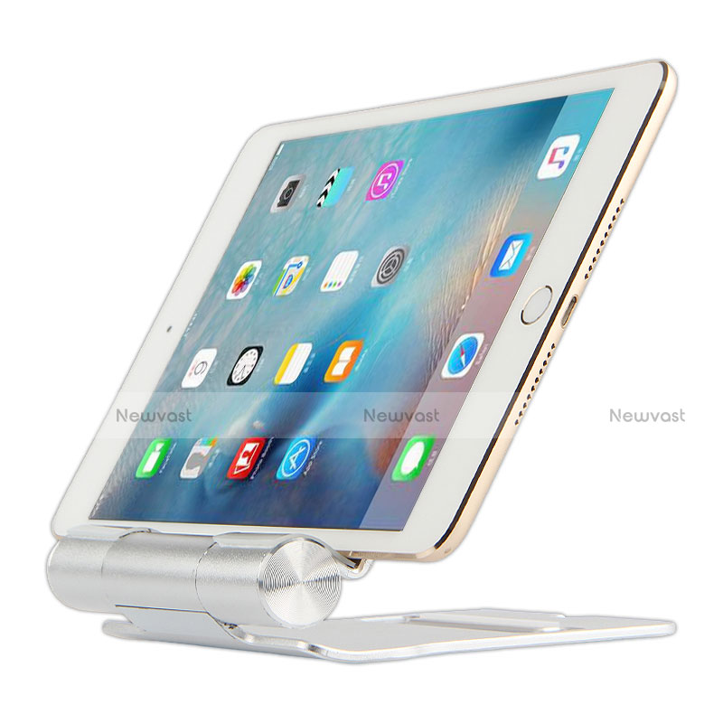 Flexible Tablet Stand Mount Holder Universal K14 for Samsung Galaxy Tab S6 Lite 10.4 SM-P610 Silver