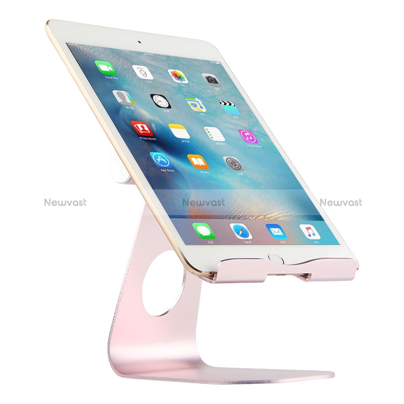 Flexible Tablet Stand Mount Holder Universal K15 for Apple iPad Pro 12.9 (2021) Rose Gold