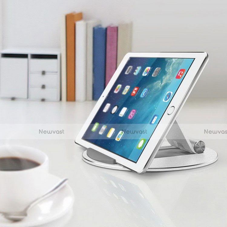 Flexible Tablet Stand Mount Holder Universal K16 for Apple iPad 2 Silver