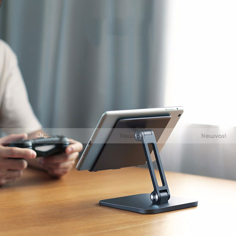 Flexible Tablet Stand Mount Holder Universal K17 for Samsung Galaxy Tab S7 4G 11 SM-T875 Dark Gray