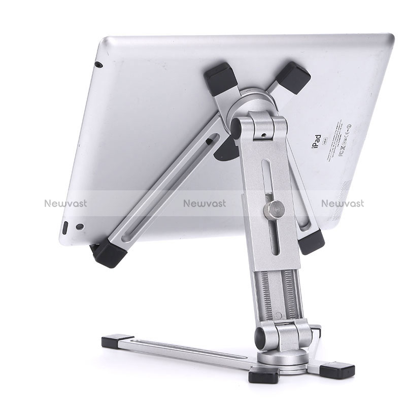 Flexible Tablet Stand Mount Holder Universal K19 for Apple iPad 10.2 (2019) Silver