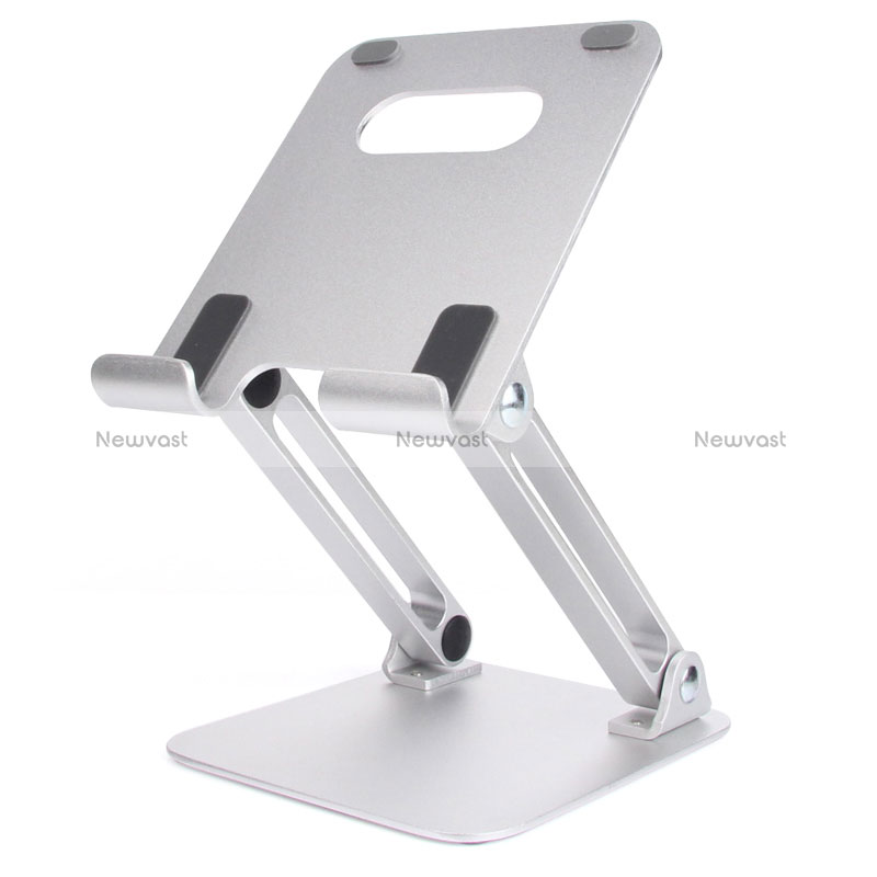 Flexible Tablet Stand Mount Holder Universal K20 for Apple iPad 10.2 (2019) Silver