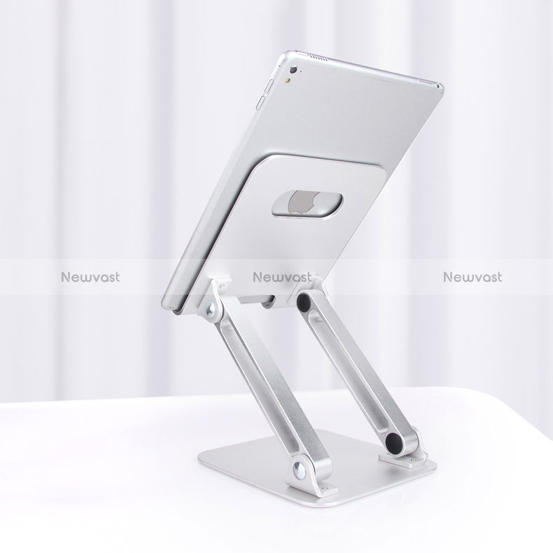 Flexible Tablet Stand Mount Holder Universal K20 for Apple iPad 10.2 (2019) Silver