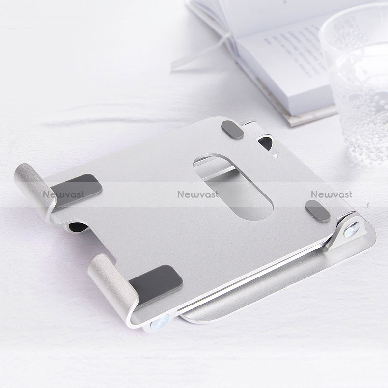 Flexible Tablet Stand Mount Holder Universal K20 for Apple iPad 10.2 (2019) Silver