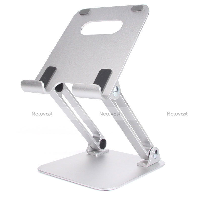 Flexible Tablet Stand Mount Holder Universal K20 for Samsung Galaxy Tab 4 10.1 T530 T531 T535 Silver