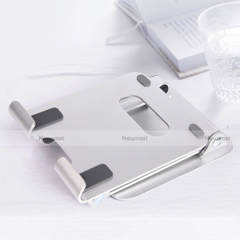 Flexible Tablet Stand Mount Holder Universal K20 for Samsung Galaxy Tab S6 Lite 4G 10.4 SM-P615 Silver