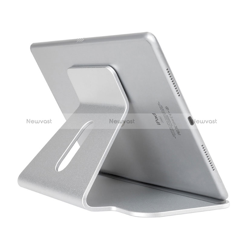 Flexible Tablet Stand Mount Holder Universal K21 for Apple iPad 10.2 (2019) Silver