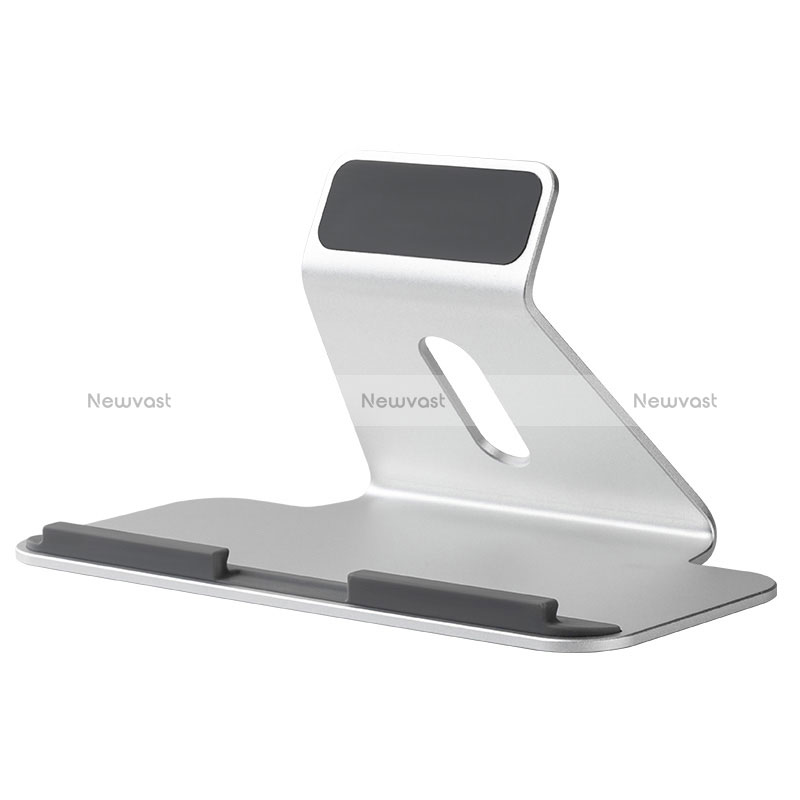 Flexible Tablet Stand Mount Holder Universal K21 for Apple iPad 10.2 (2019) Silver