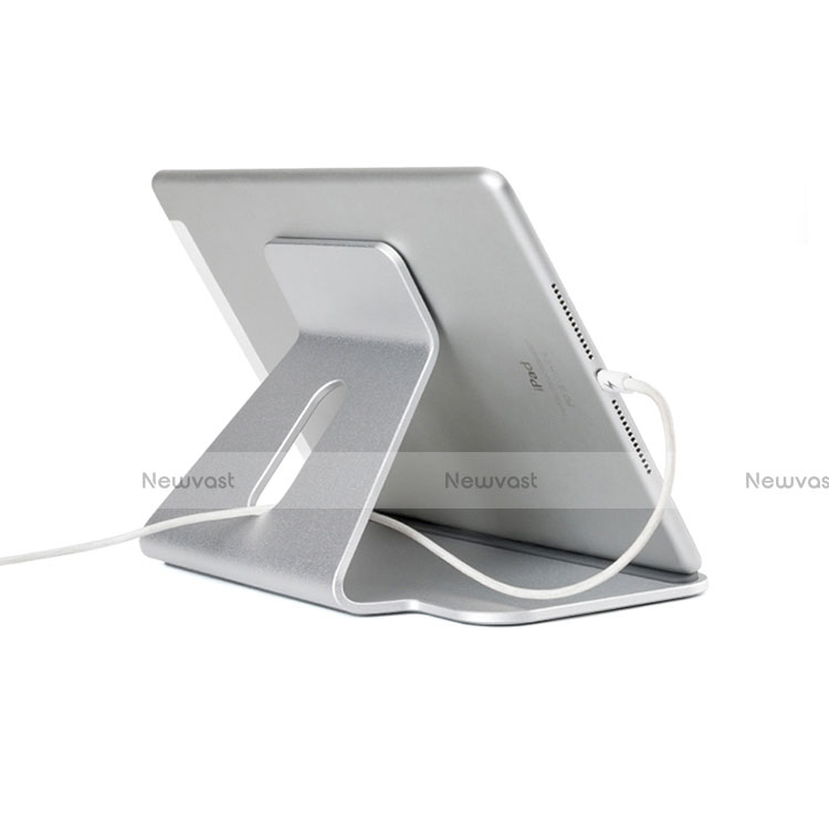 Flexible Tablet Stand Mount Holder Universal K21 for Huawei MatePad T 8 Silver