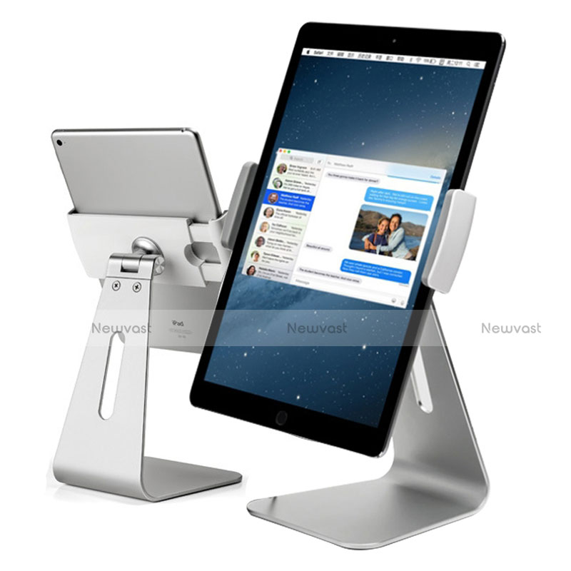 Flexible Tablet Stand Mount Holder Universal K21 for Huawei MediaPad M3 Lite Silver