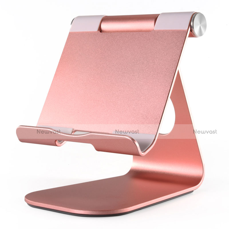 Flexible Tablet Stand Mount Holder Universal K23 for Huawei MediaPad T3 7.0 BG2-W09 BG2-WXX Rose Gold