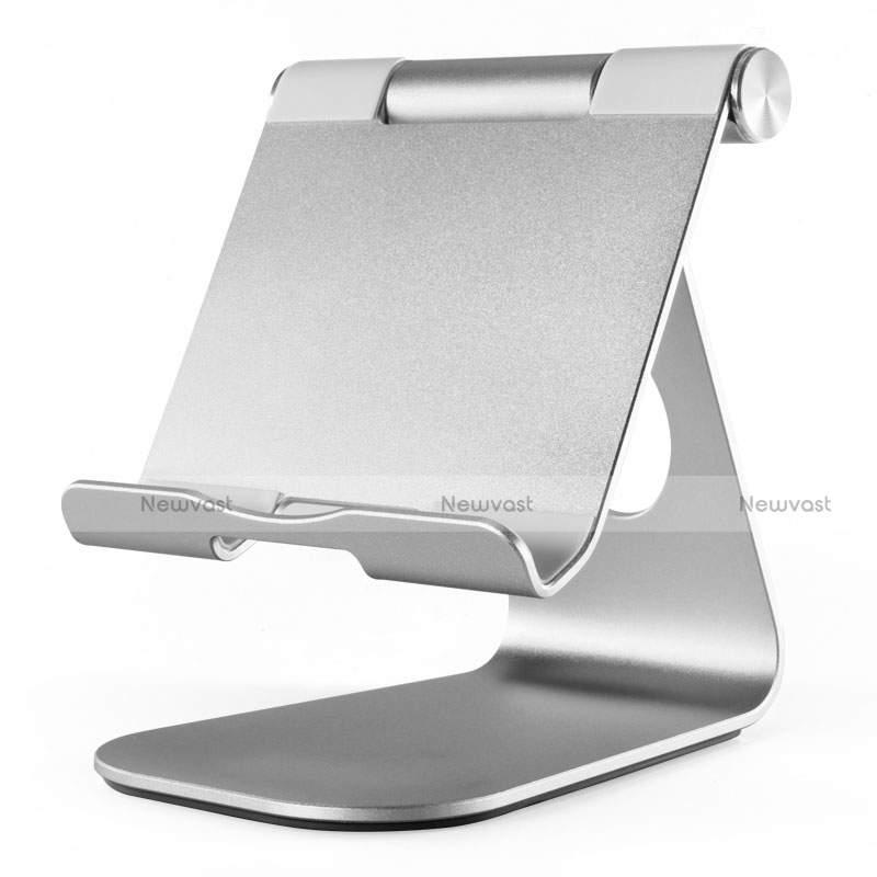 Flexible Tablet Stand Mount Holder Universal K23 for Huawei MediaPad T3 8.0 KOB-W09 KOB-L09 Silver