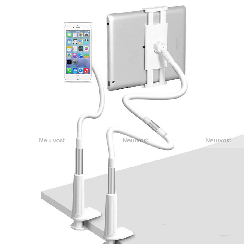 Flexible Tablet Stand Mount Holder Universal T33 for Apple iPad Mini 4 Silver