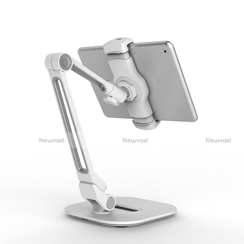 Flexible Tablet Stand Mount Holder Universal T44 for Huawei Honor WaterPlay 10.1 HDN-W09 Silver