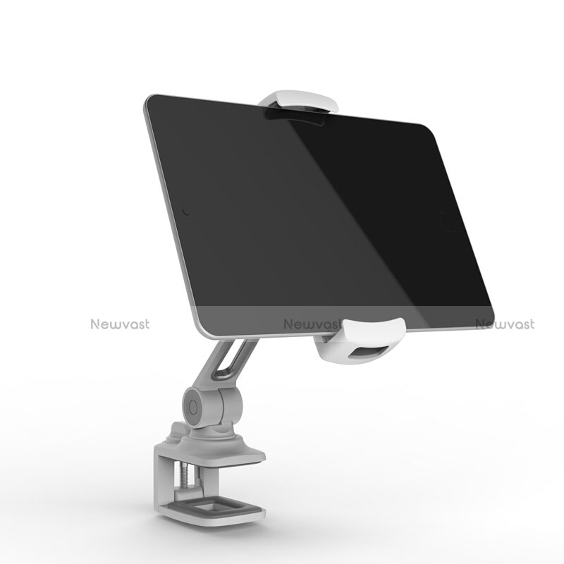 Flexible Tablet Stand Mount Holder Universal T45 for Apple iPad Pro 12.9 Silver