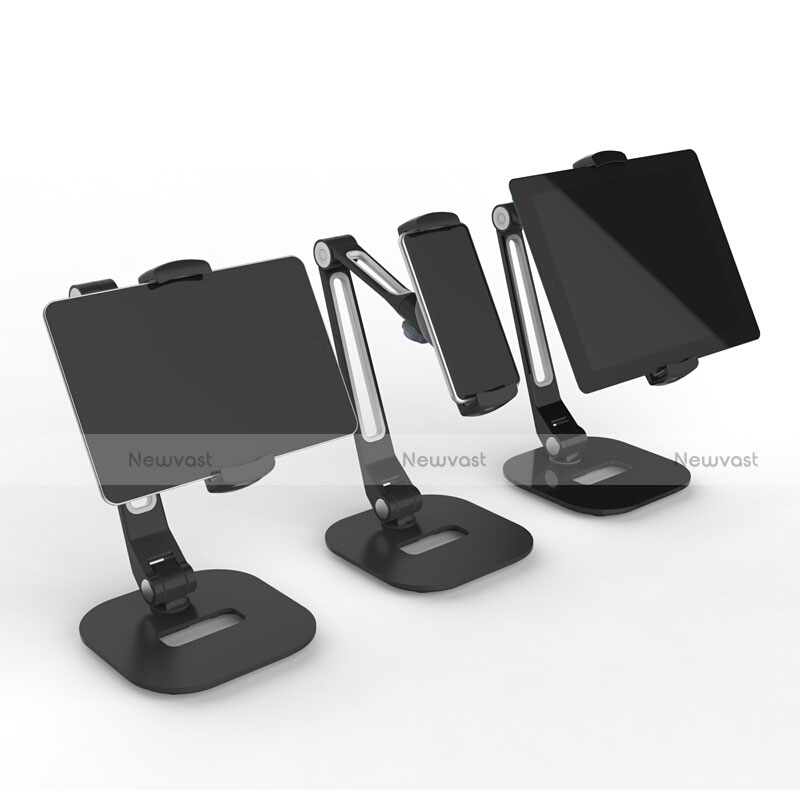 Flexible Tablet Stand Mount Holder Universal T46 for Huawei MediaPad C5 10 10.1 BZT-W09 AL00 Black