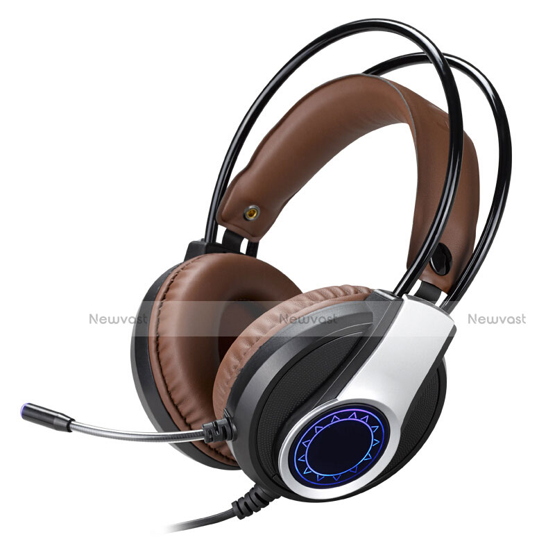 Foldable Sports Stereo Earphone Headphone H54 Brown