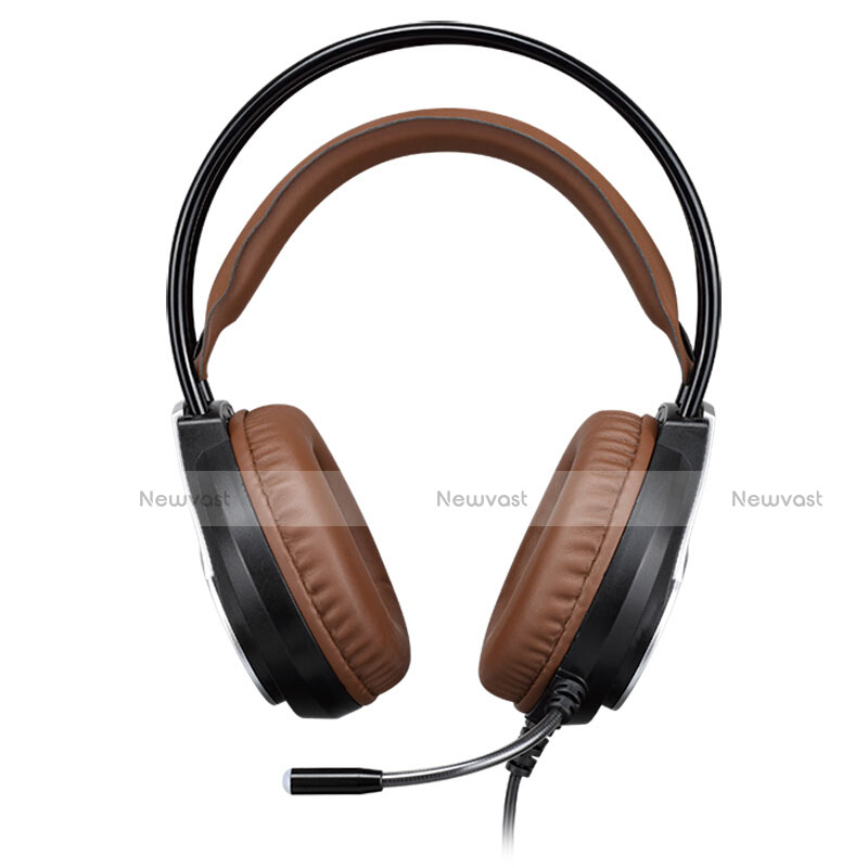 Foldable Sports Stereo Earphone Headphone H54 Brown