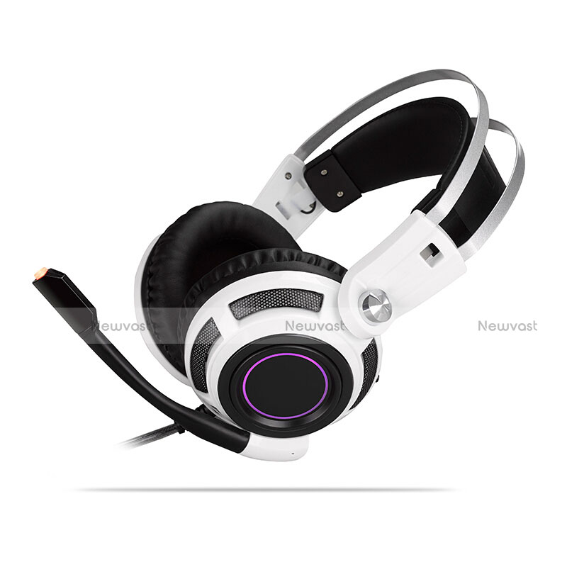 Foldable Sports Stereo Earphone Headset H62 White