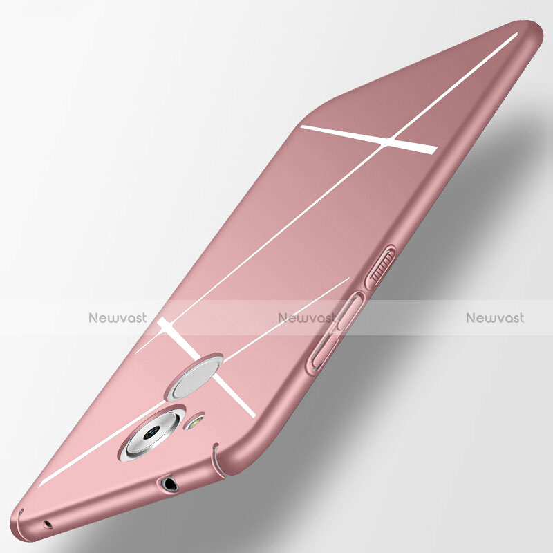 Hard Rigid Plastic Case Line Cover for Huawei Enjoy 6S Rose Gold