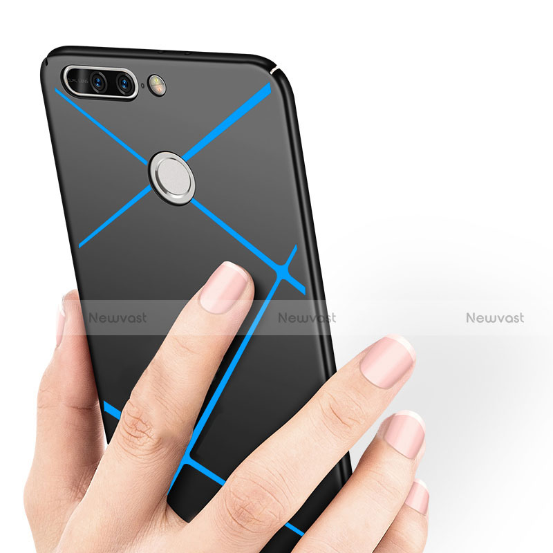 Hard Rigid Plastic Case Line Cover for Huawei Honor 9 Lite Black