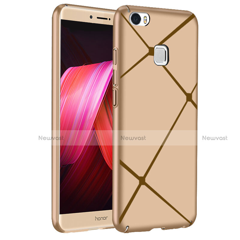 Hard Rigid Plastic Case Line Cover for Huawei Honor V8 Max Gold