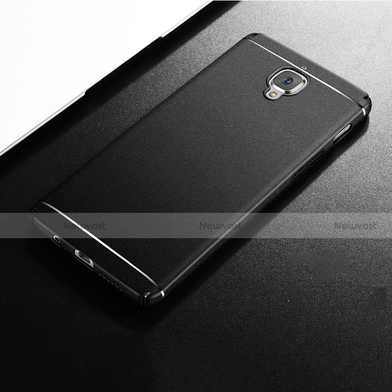 Hard Rigid Plastic Case Quicksand Cover for OnePlus 3T Black