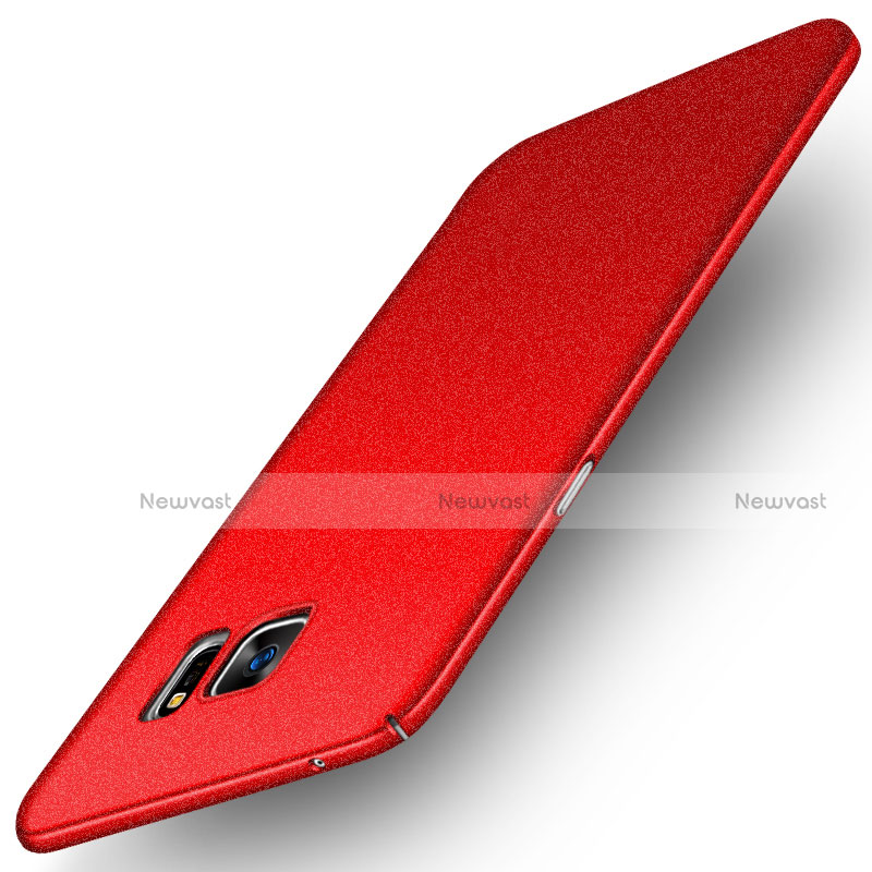 Hard Rigid Plastic Case Quicksand Cover for Samsung Galaxy Note 5 N9200 N920 N920F Red