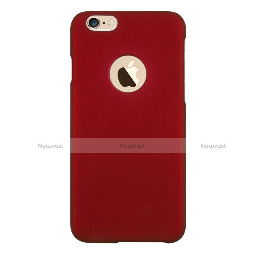 Hard Rigid Plastic Matte Finish Back Cover for Apple iPhone 6 Plus Red