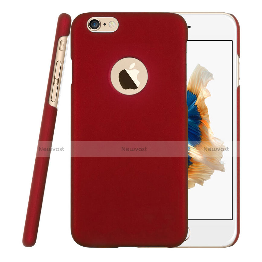 Hard Rigid Plastic Matte Finish Back Cover for Apple iPhone 6 Red