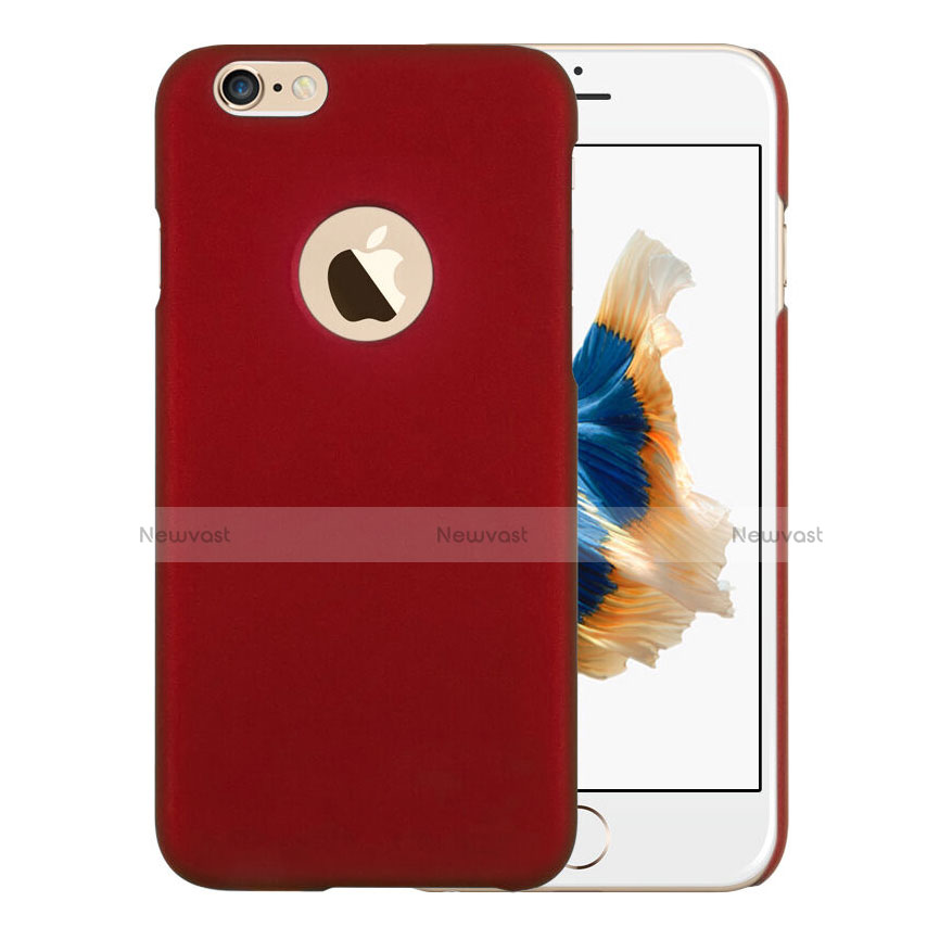 Hard Rigid Plastic Matte Finish Back Cover for Apple iPhone 6 Red