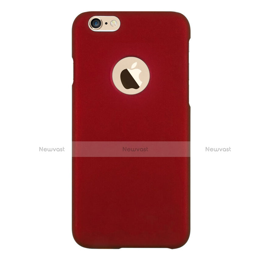 Hard Rigid Plastic Matte Finish Back Cover for Apple iPhone 6 Red