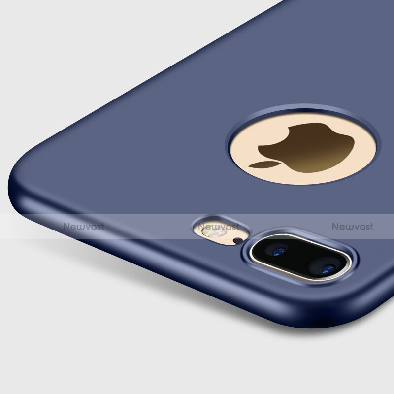 Hard Rigid Plastic Matte Finish Back Cover for Apple iPhone 7 Plus Blue