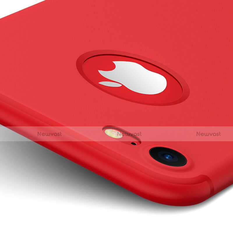 Hard Rigid Plastic Matte Finish Back Cover for Apple iPhone 7 Red