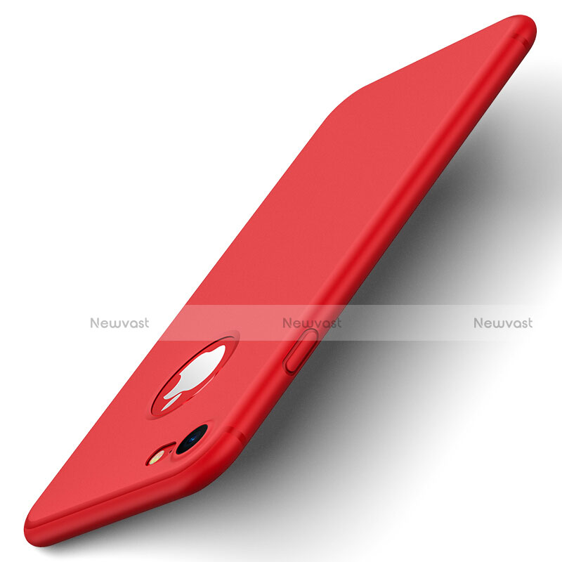 Hard Rigid Plastic Matte Finish Back Cover for Apple iPhone SE (2020) Red