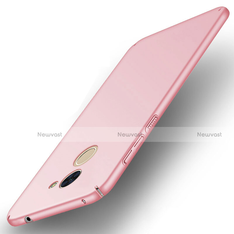 Hard Rigid Plastic Matte Finish Back Cover for Huawei Enjoy 7 Plus Pink