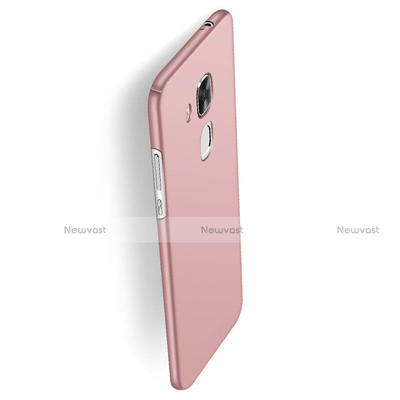 Hard Rigid Plastic Matte Finish Back Cover for Huawei G9 Plus Rose Gold