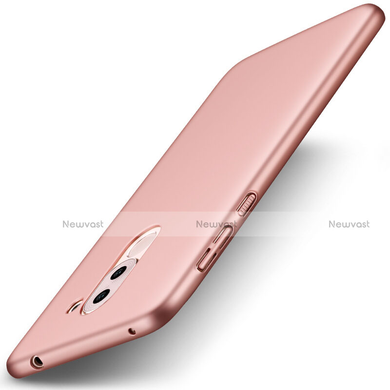 Hard Rigid Plastic Matte Finish Back Cover for Huawei GR5 (2017) Rose Gold