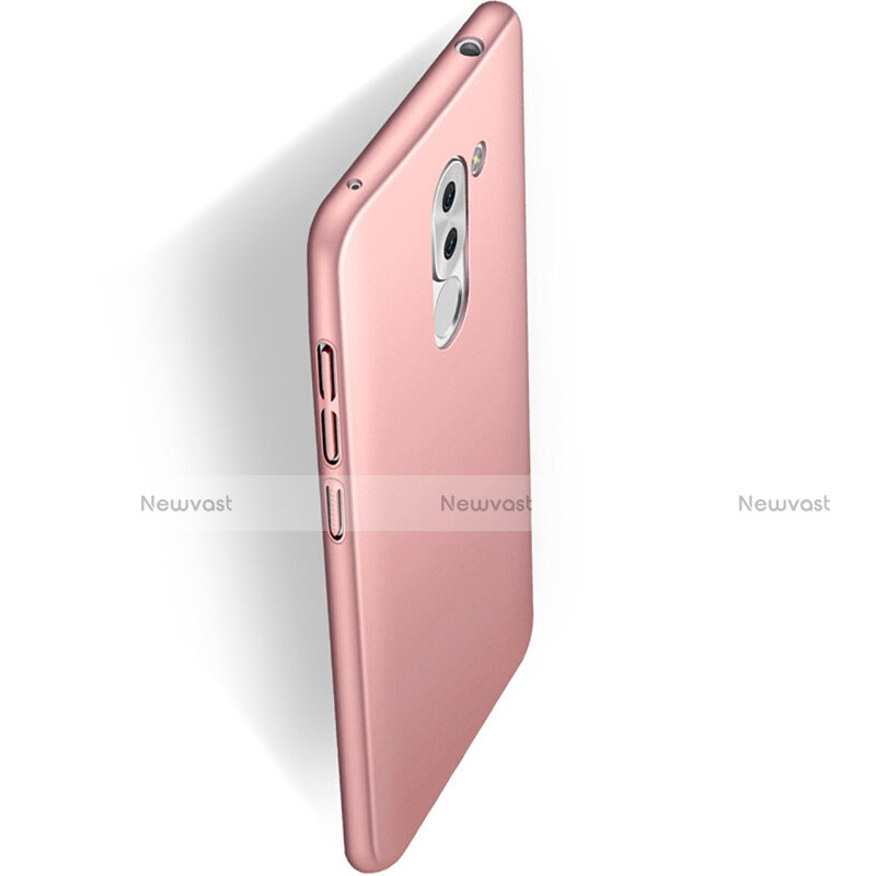 Hard Rigid Plastic Matte Finish Back Cover for Huawei Honor 6X Pro Rose Gold