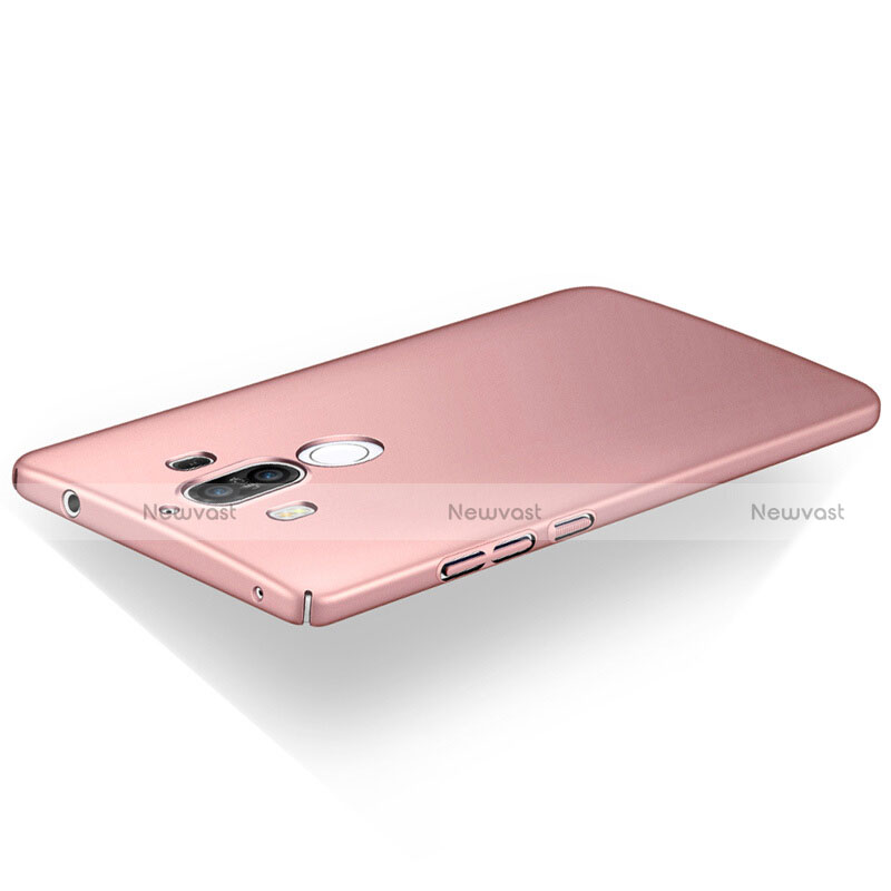 Hard Rigid Plastic Matte Finish Back Cover for Huawei Mate 9 Rose Gold