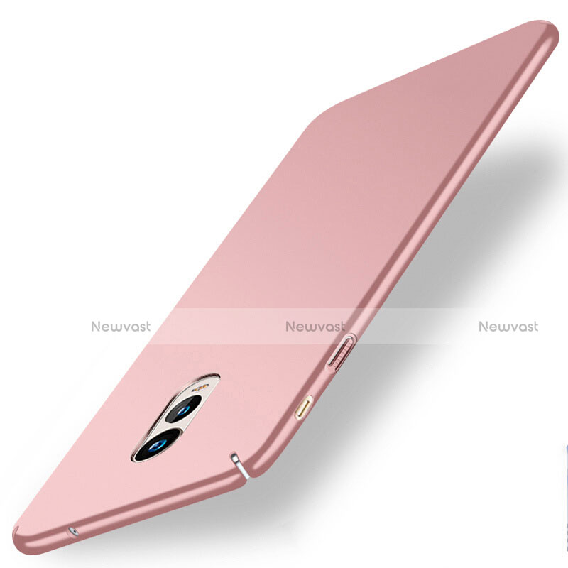 Hard Rigid Plastic Matte Finish Back Cover for Samsung Galaxy C7 (2017) Rose Gold