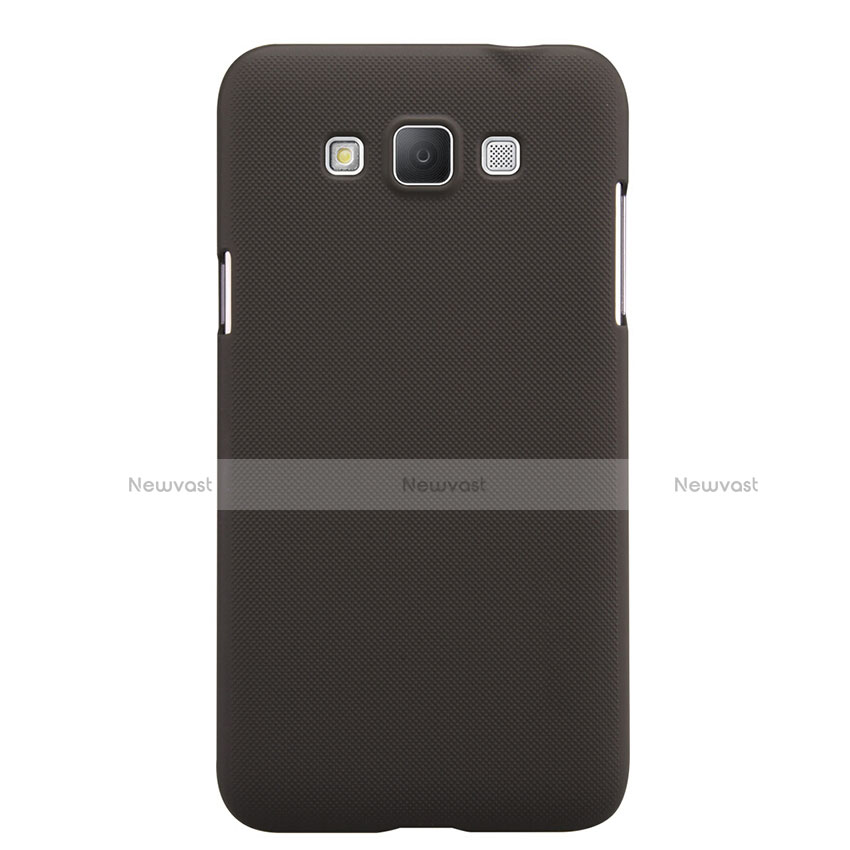 Hard Rigid Plastic Matte Finish Back Cover for Samsung Galaxy Grand Max SM-G720 Brown