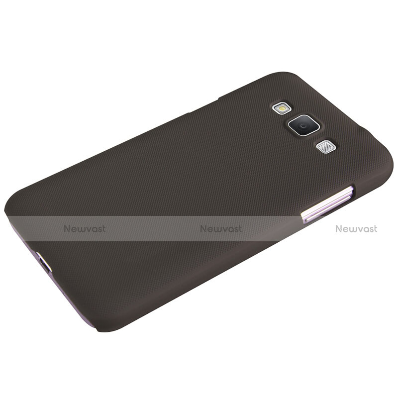 Hard Rigid Plastic Matte Finish Back Cover for Samsung Galaxy Grand Max SM-G720 Brown