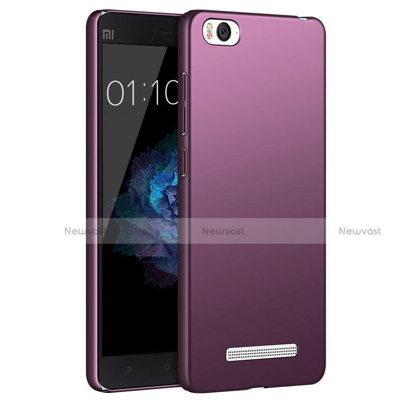 Hard Rigid Plastic Matte Finish Back Cover for Xiaomi Mi 4C Purple