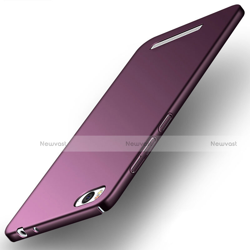 Hard Rigid Plastic Matte Finish Back Cover for Xiaomi Mi 4C Purple